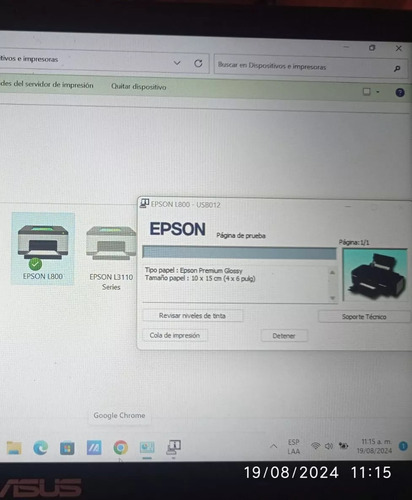 Bomba De Succión Original Epson L800 Completamente Funcional (Usado)
