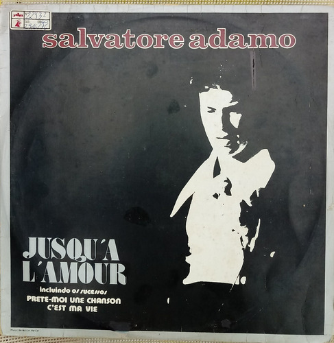 Lp Salvatore Adamo  Jusqu'a L'amour 1976 Vinil