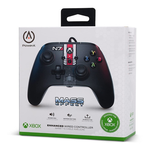 Control Alambrico Power Edicion Mass Effect Xbox One