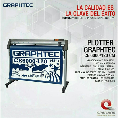 Plotter De Corte Graphtec Ce6000_120