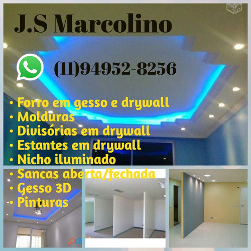 Imagem 1 de 1 de Serviços De Drywall Teto E Parede De Divisória !!