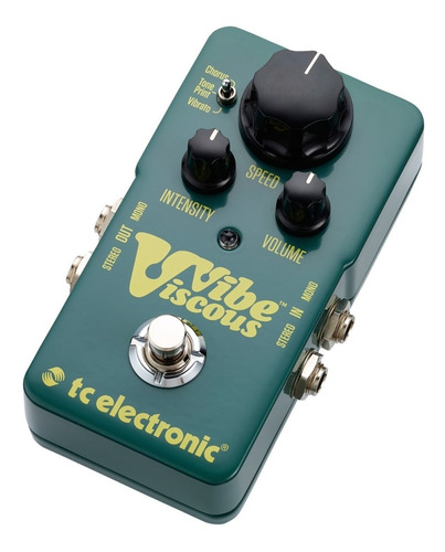 Pedal Vibrato Para Guitarra Tc Electronic Viscous Vibe Color Verde musgo