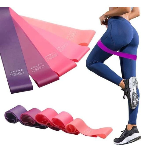 Ligas De Resistencia Para Entrenamiento En Casa Set 17 Pzas