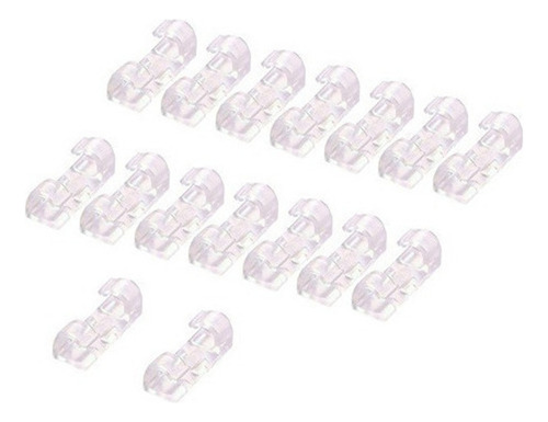 * 1 Clips De Cable Autoadhesivos De 100 Piezas