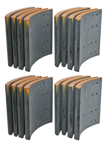 Kit X16 Cinta Bloque Freno 8 PuLG Qmax Bo/33xx Semi/acoplado