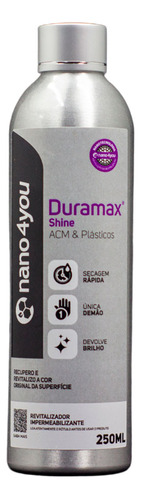 Revitalizador Protetor Acm Plásticos Duramax Shine 250 Ml Cor Água