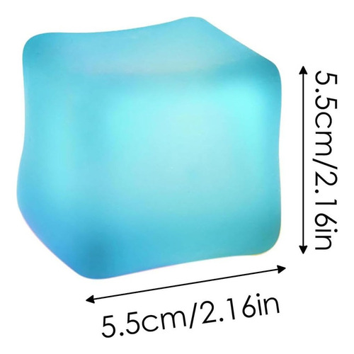 3 Piezas Stress Relief Cube Squishy Juguetes Antiestrés