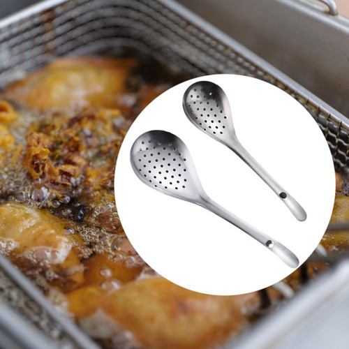 3 Cuchara Ranurada De Cocina, Cuchara Con Colador, Colador