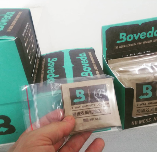 Boveda 62% - 8g Kit C/5un Controlador De Umidade