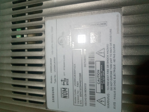Fuente Tv Samsung Mod Un55ku6300f. Curve (Usado)