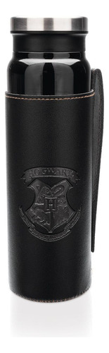 Termo Harry Potter Hogwarts Imaginarium con funda, color negro
