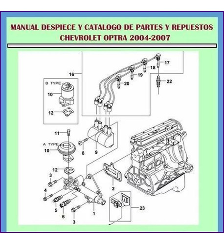 Manual De Despiece Catalogo Partes Optra 2004 2007