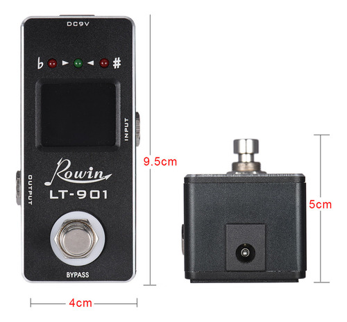 W Pedal Afinador Lcd Cromatic True Display Bypass, Guitarra