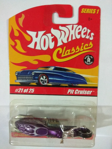 Hot Wheels Classics Pit Cruiser Moto Morada Cs1