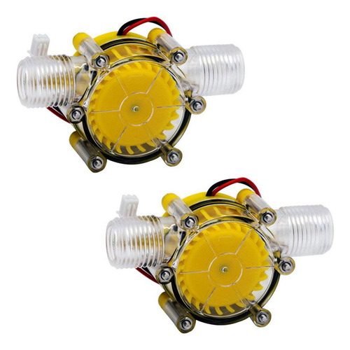 2 Bombas De Flujo De Agua De 10 W, Hidrogenerador, Turbina,