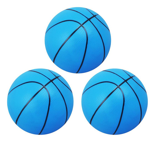 3pcs Mini Pelota De Baloncesto Inflable Interior /