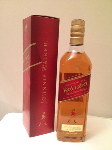 Whisky Johnnie/johnny Walker Red Label X 1l -importado-