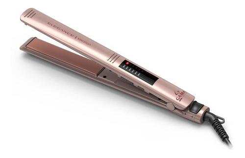 Prancha de cabelo GA.MA Italy Elegance Led Keration ouro-rosa 110V/220V (Bivolt)