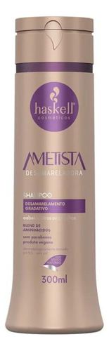 Shampoo Ametista 300ml Haskell P/ Loiro Amarelado E Grisalho