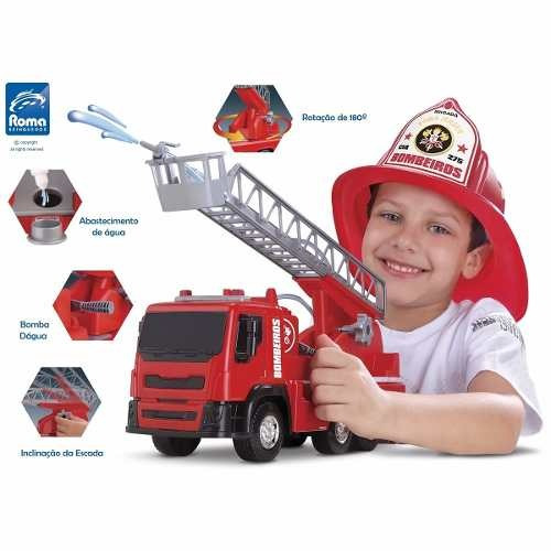 Imagen 5 de 6 de Camion Bomberos Brutale Marca Roma Gran Calidad 1510