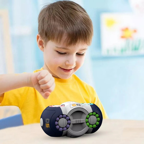 Cubo De Frijol Mágico Giratorio Juego De Rompecabezas De Bol