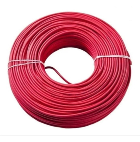 Cable Thw Nro. 14awg 75°c 600v Rojo Rollo 100mts Cablesca