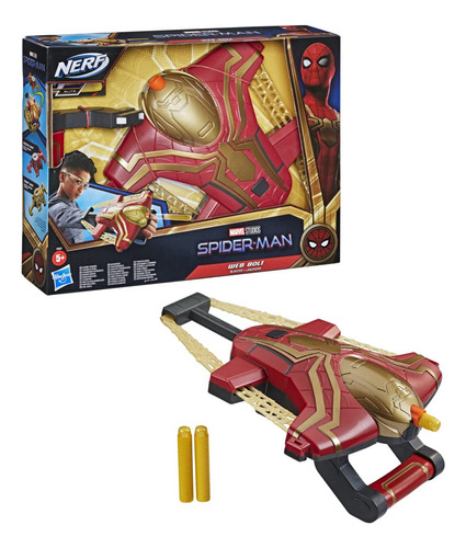 Marvel Spider-man Web Bolt Nerf Blaster Juguete Para Ninos,