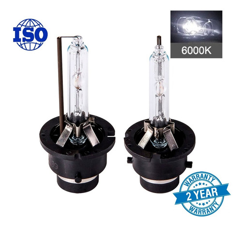 Imagen 2 de 5 de 2 Bombillas Hid D4s Lexus Xenon 6000k Oem 42402 66440