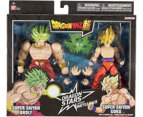 Dragon Ball Super Dragon Stars Set 2 Figuras Goku Y Broly