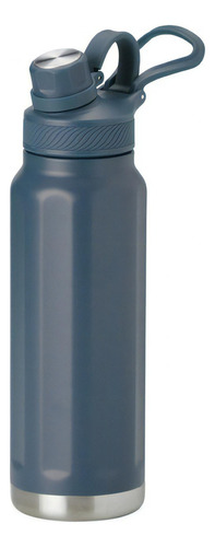 Garrafa Térmica Em Aço Inox Mantém Temperatura 950ml Cor Azul-escuro