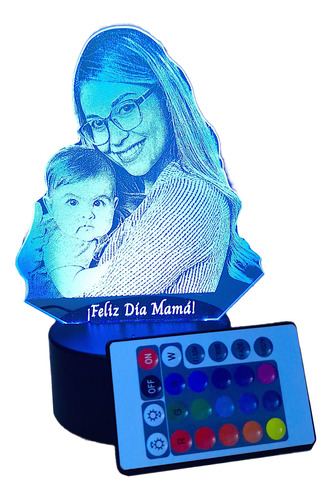 Regalo Personalizado Lámpara Led (dia De La Madre)