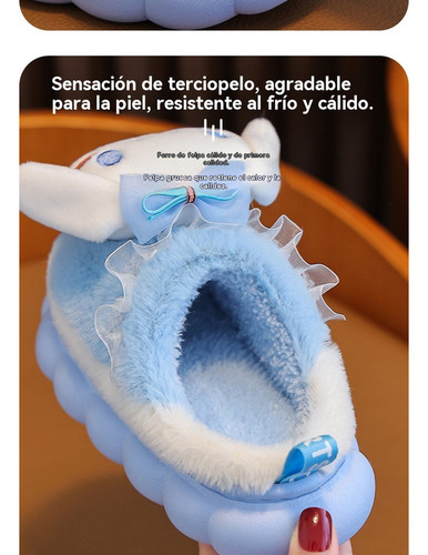 Zapatillas De Algodón Para El Hogar Con Dibujos Animados De