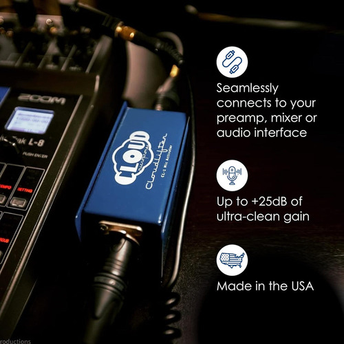 - Activador De Micrófono Cloudlifter Cl-1 - Ultra-clean Mic