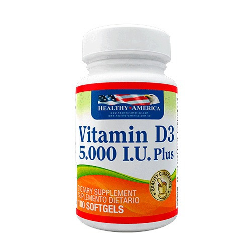 Vitamina D3 5000 Importada Healtly America Excelente Calidad