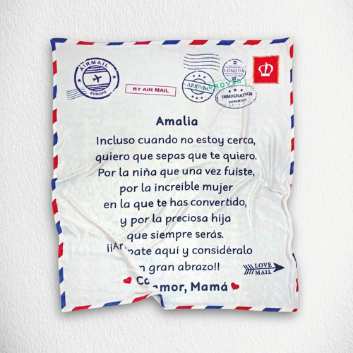 Manta Personalizada Sencilla