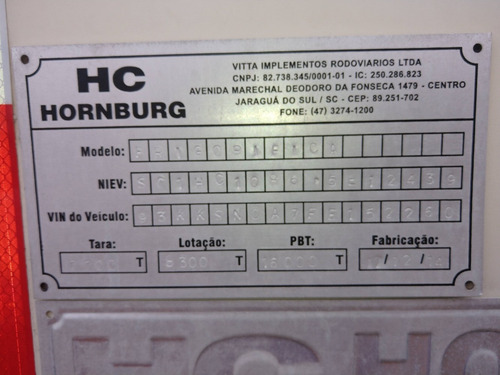 Baú Frigorifico Hc Toco/14/15