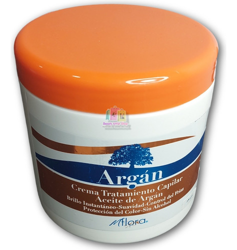 Crema Capilar Mflora Aceite De Argán 500g