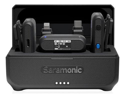Microfone sem fio Saramonic Blink500b2+ para iPhone Andr