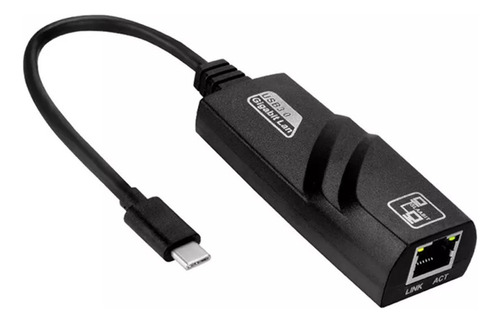 Adaptador Usb 3.0 Tipo C A Rj45 Lan Ethernet Windows Mac Os 