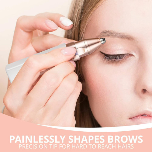 Removedor De Vello Facial Y Cejas 2 En 1 Recargable