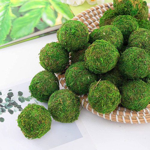 Decorações De Bolas De Musgo Artificial Para Aquário 2