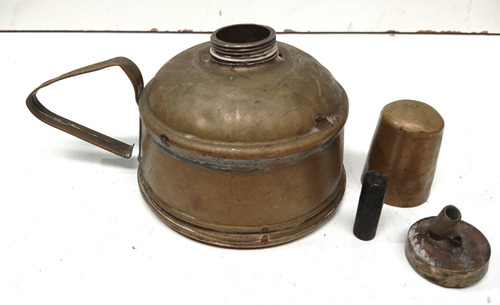 Antiguo Calentador Mechero En Bronce (Usado)
