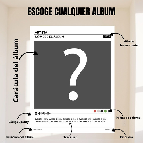 Cuadro Rels B Álbum Decorativo Music Tracklist A New Star 1993 Negro