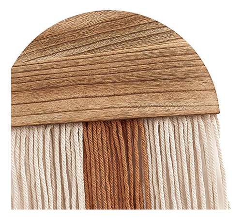 1 Tapiz De Borlas De Macramé Colgante De Pared Bohemio De D