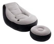 Comprar Sillón Puff Inflable Ultra Lounge Intex +posa Pies+posa Vaso