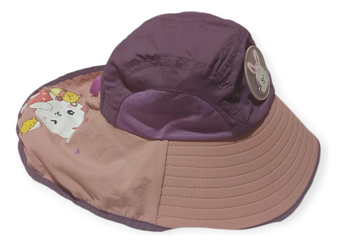 Sombrero Pescador Para Niños - Cubre El Cuello