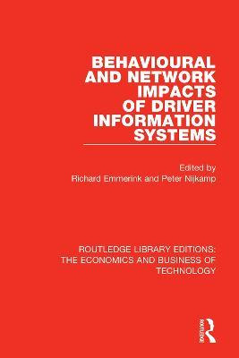 Libro Behavioural And Network Impacts Of Driver Informati...