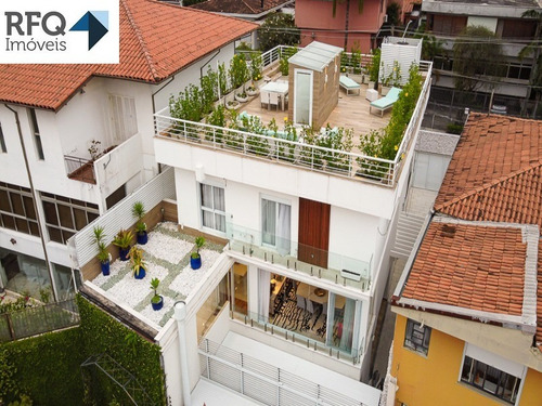 Imagem 1 de 30 de Pacaembu | Casa | Retrofit Total ( Novíssima | Com Rooftop, Espaço Gourmet, 3 Suítes À Venda, Por R$ 5.650.000 - São Paulo/sp - Ca00488 - 71128324