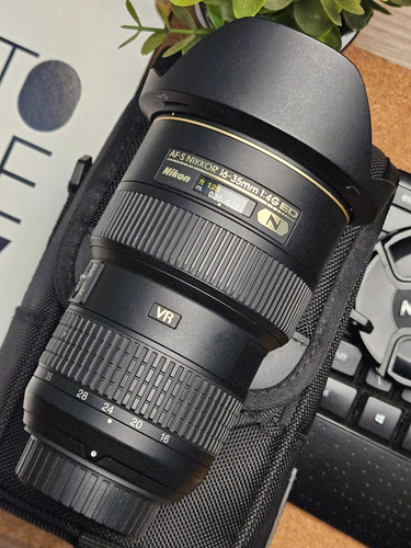 Lente Full Frame Nikon Af-s 16-35 Mm F/4g Ed Vr Nikon F Preto (Usado)
