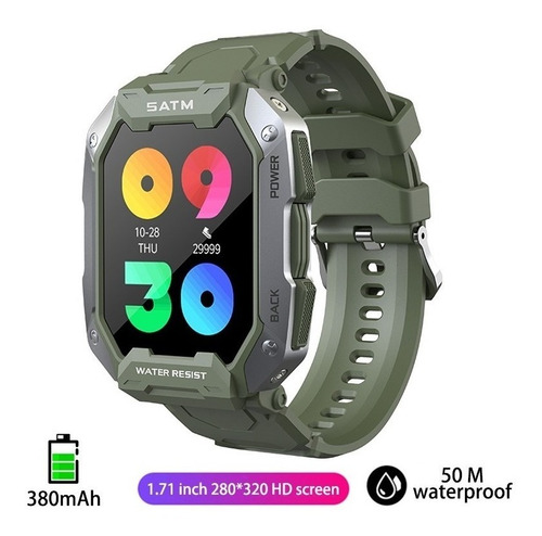 Reloj Militar Inteligente Relojes Bluetooth Impermeables 